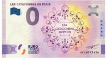 Guyane Française Billet touristique 0 Euro Catacombes de Paris - Version Anniversary