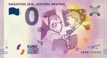 Guyane Française Cadeau Billet 0 euro Souvenir -  Donald Trump Kim Jong-Un Singapour 2018