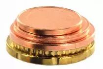 Guyane Française CADEAU le lot des premiers ?uro 2002 comprend 5 pièces neuves (1  2  5  10 et 20 cents 2002)