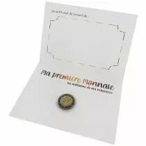 Guyane Fran&ccedil;aise CARTE MA PREMI&Egrave;RE MONNAIE\  - 2 Euros Comm&eacute;mo. \ Erasmus\ \ 