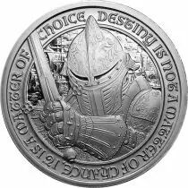 Guyane Fran&ccedil;aise Dragon of Death - 2 ONCES ARGENT BULLION