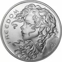 Guyane Fran&ccedil;aise Freedom Girl - 1 ONCE ARGENT 2020