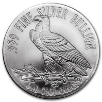 Guyane Française Indien  Eagle 1929 - 1 ONCE ARGENT BULLION (Reproduction Incuse)