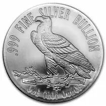 Guyane Fran&ccedil;aise Indien  Eagle 1929 - 1 ONCE ARGENT BULLION (Reproduction Incuse)