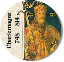 Guyane Française L\'année 2017 en monnaie - Avril - 1275e anniversaire de Charlemagne