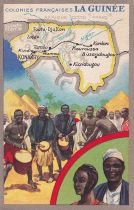 Guyane Française La Guinée - Carte illustrée des Colonies françaises - Édition Spéciale des Produits du Lion Noir - Cartophilie