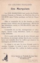 Guyane Française Les Marquises - Carte illustrée des Colonies françaises - Édition Spéciale des Produits du Lion Noir - Cartophi