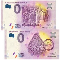Guyane Française LOT 2 X Billets 0 Euro Souvenir - Le Père Noël et ses elfes - Finlande 2019