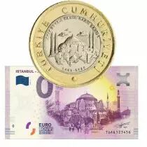Guyane Fran&ccedil;aise LOT Sainte Sophie Istanbul (1 Lira Turquie 2020 Bim&eacute;tal + Billet 0 ? touristique)