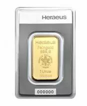 Guyane Fran&ccedil;aise Mini Lingot Or - 31 10 Grammes - 1 Once