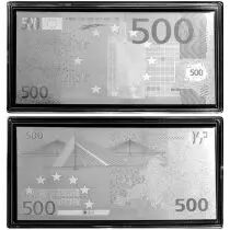 Guyane Fran&ccedil;aise Reproduction de billet 500 ? en Argent