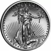 Guyane Fran&ccedil;aise Saint-Gaudens Dollar 1907 - 2 ONCES ARGENT BULLION (Reproduction Haut-Relief)