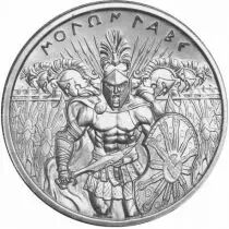 Guyane Fran&ccedil;aise Soldat grec et son arm&eacute;e - 2 ONCES ARGENT BULLION