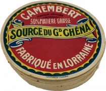 Guyane Française Source du Grand Chéna - Etiquette Camembert - Tyrosémiophilie