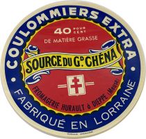 Guyane Française Source du Grand Chéna - Etiquette Coulommiers Extra - Tyrosémiophilie