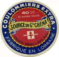 Guyane Fran&ccedil;aise Source du Grand Ch&eacute;na - Etiquette Coulommiers Extra - Tyros&eacute;miophilie