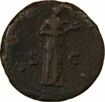 Hadrian - As, Salus riight - 128 Rome