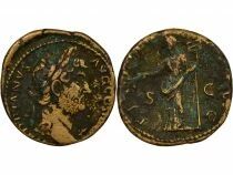 Hadrian - Dupondius, Standing Felicitas - 136 Rome