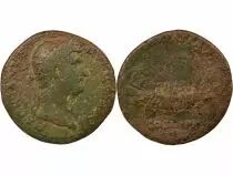 Hadrian - Sestertius, Galley left - 132 / 134, Rome