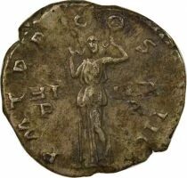 Hadrian - Silver Denarius, Hilaritas - 124 Rome