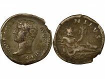 Hadrian - Silver Denarius, Nile River - 136  Rome