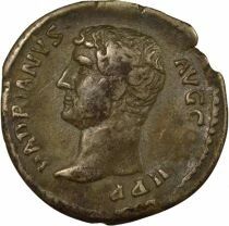 Hadrian - Silver Denarius, Nile River - 136  Rome