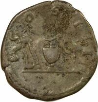 Hadrian - Silver Denarius, Pontifical Instruments - 125 / 128  Rome