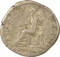 Hadrian - Silver Denarius, Seated Concordia - 119- / 122 Rome
