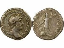 Hadrian - Silver Denarius, Standing Fortuna - 121 Rome
