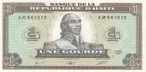 Haïti 1 Gourde - Toussaint L\'Ouverture - Armoiries - 1987 - Série AM