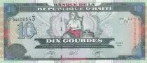 Haïti 10 Gourdes - Catherine F. Arcahaie - Armoiries - 2000 - Série BQ