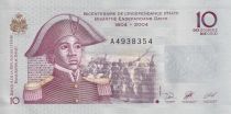 Haiti 10 Gourdes - Sanite Belair - Bicentenary of the independence of Haiti - 2004 - P.272a