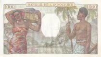 Ha&iuml;ti 1000 Francs - 1954-1957- Papeete - Sp&eacute;cimen - S&eacute;rie O.00
