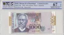 Ha&iuml;ti 1000 Gourdes Florvyl Hyppolite - March&eacute; - 2004 - PCGS  67 OPQ