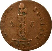 Haiti 2 Centimes - Year 37 / 1840