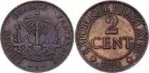 Haiti 2 Centimes Republic - An 83 - 1886