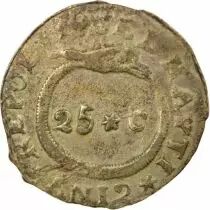 Haïti 25 Centimes Argent - An 12