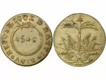 Haiti 25 Silver Centimes - Year 12