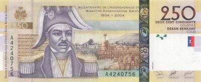 Haiti 250 Gourdes - Dessalines - 2004 - P.276