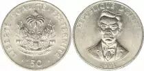 Haiti 50 Cents - Charlemagne Massena Perlalte - 1991