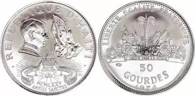 Ha�ti 50 gourdes, Ann�e sainte - 1974
