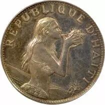 Haiti 50 Silver Gourdes, The Mermaid - 1973 Ottawa