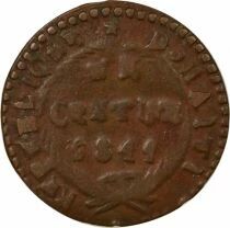 Ha&iuml;ti Centime, au Faisceau - 1841 / An 38