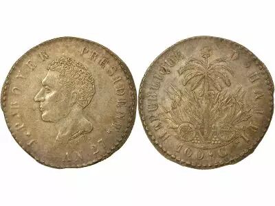 Haiti Jean Pierre Boyer - 100 Silver Centimes - Year 27