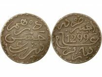 Hassan I - Silver Dirham - 1299 AH (1881 / 1882) Paris