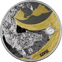 Hati & Sk&ouml;ll - 2 X 5 Marks Silver Ruth&eacute;nium-Gold Germania 2024 (Ragnar&ouml;k)