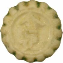 He Ji Gambling Token - Porcelain Fuang, Sun - 1800 / 1875