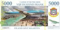 Heiliger Martin 5000 Francs - Iguane - Plane - William II - 2018