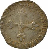 Henri III - 1/4 Silver Ecu - 1582 9 Rennes