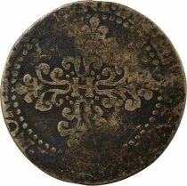 Henri III - 1/4 Silver Franc, with Flat Collar - 1577 / 1578 A Paris